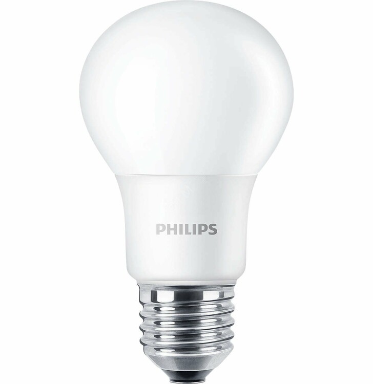 Лампа светодиод. (LED) Груша Е27 12Вт  900лм 3000К 230В матов. Philips