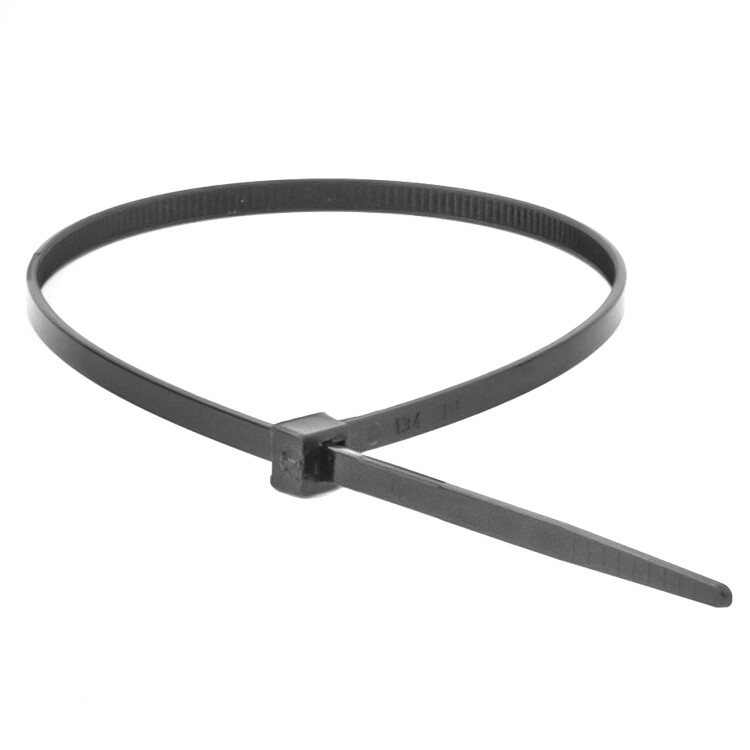 Стяжка кабельная (хомут)  130 х 2.5 мм черная (уп.=100шт) ДКС