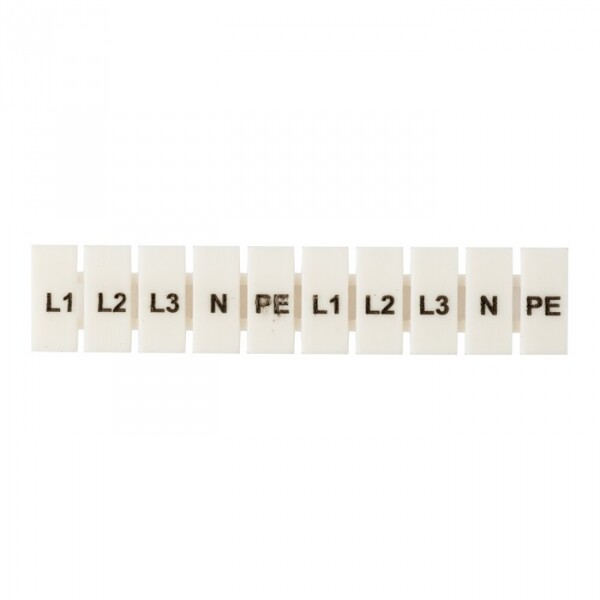 Маркеры для JXB-ST 2,5 с символами "L1, L2, L3, N, PE" (100 шт.) EKF PROxima