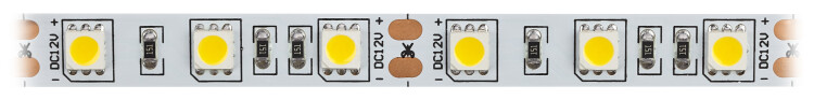 Лента LED (2700К) 5050 DC 12В 14,4Вт 500лм/м 60led/м IP20 10 мм (бухта 5м) ЭРА