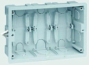 Коробка монтажная на 3 S-модуля СИМА ПРО-Коробки монтажные скрытой установки - купить по низкой цене в интернет-магазине, характеристики, отзывы | АВС-электро