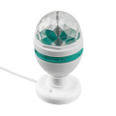 Лампа Е27 (LED) "яйцо" 6Вт 220В RGB ДИСКО, подставка с патроном и вилкой в комплекте Neon-Night