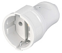 Розетка на кабель 2P+E 16А  белая ИЭК-Электроустановочные изделия (ЭУИ) - купить по низкой цене в интернет-магазине, характеристики, отзывы | АВС-электро