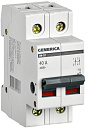 Выключатель нагрузки (мини-рубильник) ВН-32 2Р 40А GENERICA-Модульные выключатели нагрузки - купить по низкой цене в интернет-магазине, характеристики, отзывы | АВС-электро