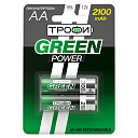 Аккумулятор никель-металлгидридный AA 2100 мА/ч. 1,2В (уп.=2 шт.) ТРОФИ-Аккумуляторы - купить по низкой цене в интернет-магазине, характеристики, отзывы | АВС-электро