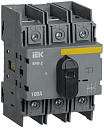 Выключатель-разъединитель модульный ВРМ-2 3P 100А IEK-Модульные выключатели нагрузки - купить по низкой цене в интернет-магазине, характеристики, отзывы | АВС-электро