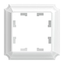Рамка 1-мест. гориз./вертик., белый AtlasDesign Antique-Рамки для ЭУИ - купить по низкой цене в интернет-магазине, характеристики, отзывы | АВС-электро