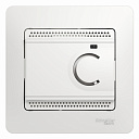 Термостат с рамкой электронный теплого пола с датчиком 10A белый GLOSSA-Терморегуляторы комнатные - купить по низкой цене в интернет-магазине, характеристики, отзывы | АВС-электро