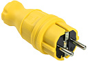 ВБп3-1-0м Вилка прямая ОМЕГА IP44 жёлтая IEK-Вилки на кабель - купить по низкой цене в интернет-магазине, характеристики, отзывы | АВС-электро