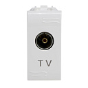 ТВ розетка белая 1 модуль ДКС-Розетки антенные (телевизионные, мультимедийные) - купить по низкой цене в интернет-магазине, характеристики, отзывы | АВС-электро