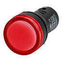 Сигнальный индикатор со встроенным  диодом 24В, красный
