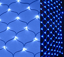 Гирлянда-сетка эл. уличн. (LED) 1,5х1м. 144 светодиодов син.свет, соед-ие до 10-ти модулей