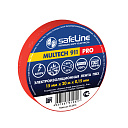 Изолента ПВХ 15мм х 20м красная Safeline-Крепёж, материалы для монтажа - купить по низкой цене в интернет-магазине, характеристики, отзывы | АВС-электро