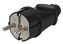 Вилка 2P+E прямая  16А черная ЭРА-Вилки на кабель - купить по низкой цене в интернет-магазине, характеристики, отзывы | АВС-электро