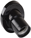 Патрон Е27 карболитовый настенный наклонный черный IEK-Светотехника - купить по низкой цене в интернет-магазине, характеристики, отзывы | АВС-электро