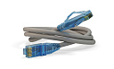 Патч-корд U/UTP 1м Cat.6 серый LSZH Hyperline-Коммутационные шнуры (патч-корды) - купить по низкой цене в интернет-магазине, характеристики, отзывы | АВС-электро