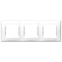 Рамка 3-пост белая Sedna-Рамки для ЭУИ - купить по низкой цене в интернет-магазине, характеристики, отзывы | АВС-электро