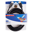 Шнур HDMI-HDMI REXANT, 3 м, Gold с ферритами-Коммутационные шнуры (патч-корды) - купить по низкой цене в интернет-магазине, характеристики, отзывы | АВС-электро