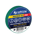 Изолента ПВХ 15мм х 20м зеленая Safeline-Крепёж, материалы для монтажа - купить по низкой цене в интернет-магазине, характеристики, отзывы | АВС-электро