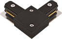 Коннектор чёрный L-обр. Jazzway-Электрические аксессуары для светильников - купить по низкой цене в интернет-магазине, характеристики, отзывы | АВС-электро