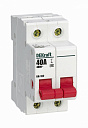 Выключатель-разъединитель 2Р 40А ВН-102-Аксессуары для щитов и шкафов - купить по низкой цене в интернет-магазине, характеристики, отзывы | АВС-электро