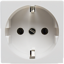 Розетка электрическая 2К+З (белый)-Розетки штепсельные (силовые) - купить по низкой цене в интернет-магазине, характеристики, отзывы | АВС-электро