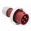 Вилка 3P+E  63А IP67 EKF-Вилки силовые переносные (кабельные) - купить по низкой цене в интернет-магазине, характеристики, отзывы | АВС-электро