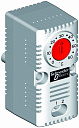 Термостат 0...60С  IP30 1НЗ, 10А  на обогрев-Микроклимат щитов и шкафов - купить по низкой цене в интернет-магазине, характеристики, отзывы | АВС-электро