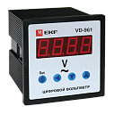 VD-961 Вольтметр цифровой на панель (96х96) однофазный EKF PROxima-Вольтметры щитовые - купить по низкой цене в интернет-магазине, характеристики, отзывы | АВС-электро